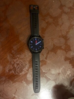 Huawei Watch GT-CB9/Model-FTN-B19 GPS Smartwatch Black Excellent UK