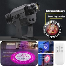 25W-110W Custom Rotating Outter  Static inner, LED Logo GOBO Porjector Lights