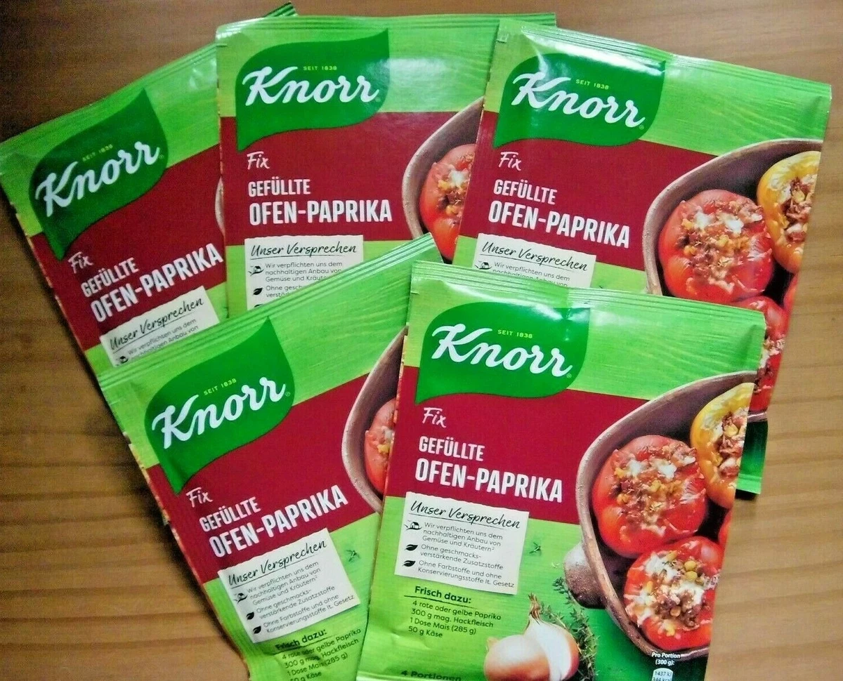 Bewusst Vorarbeiter Cutter maggi fix gefüllte ofen paprika leiten ...
