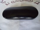 FENDI Black Leather Sunglasses Glasses CASE Hard Clamshell-Type Designer EUC  — photo 3