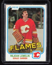 1981-82 O-Pee-Chee Rejean Lemelin #44 Calgary Flames