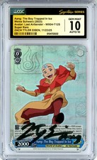 CGC GEM MINT 10 Auto 10 Zach Tyler Eisen Aang il ragazzo intrappolato nel ghiaccio WX04-T12S