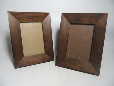 Paar Bilderrahmen aus Holz, Made in Thailand. Passend für 4'' x 6'' Foto.