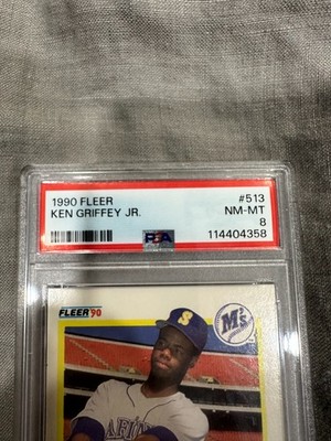1990 Fleer Ken Griffy Jr RARE BLUE DOT ERROR! | eBay