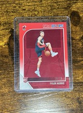 Tyler Herro nba hoops Red Color Match Rookie /75 #210 miami heat 2019-20 Rc Sp
