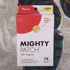 BNIP, Hero Cosmetics Mighty Patch Original Acne Pimple Patches Jumbo Pack 72ct.