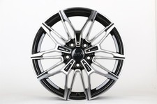 18 W714 Black Machine Staggered Wheels Rims Fit Bmw E60 525xi 528xi 530xi 535xi