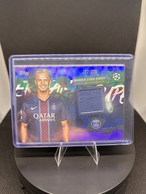 Topps Ucc Flagship 2025/2026 Warren Zaire Emery Player Worn Patch /250 PSG