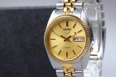SEIKO5 7s26-3110 デイデイト　ジュビリー　ピラミッド 美品】SEIKO セイコー 5 自動巻き【7S26-3110】デイデイト 純正ベルト