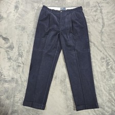 Polo Ralph Lauren Hammond Corduroy Pants Mens 38x32 Navy Casual Classic Preppy