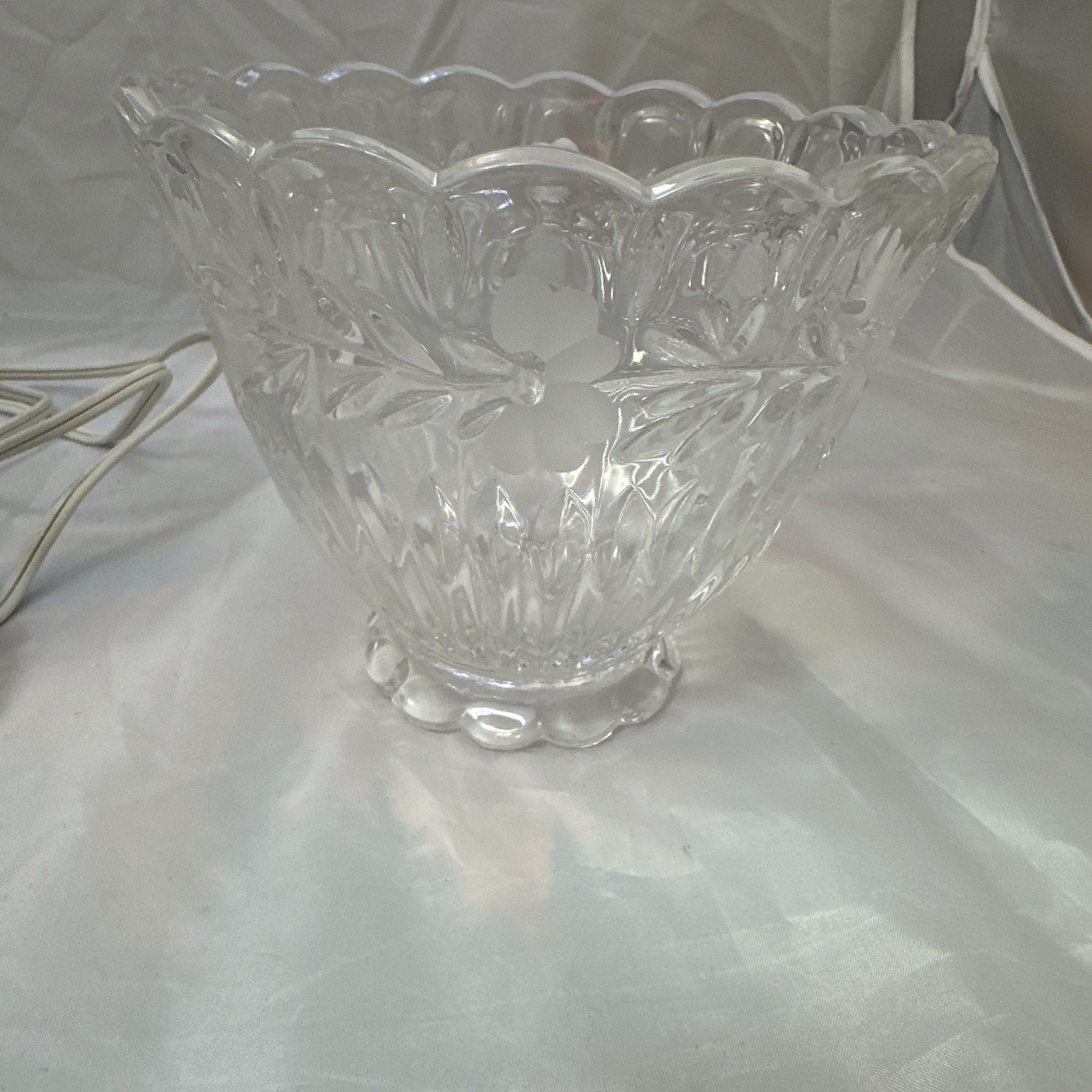 Princess House Heritage Crystal Romance Collection Electric Lamp & Shade Missing image 7