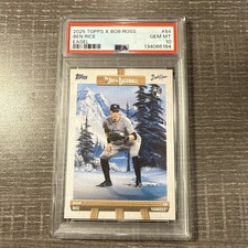 2025 Topps X Bob Ross the Joy of Baseball - Ben Rice #84 Easel /75 (RC)