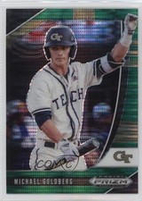 2020 Panini Prizm Draft Picks Green Pulsar Prizm Michael Guldberg #PDP98 0b3