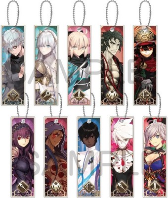 Fate/Grand Order Acrylic Keychain Set 10 Characters Vol.2 Alice, Archer, Saber