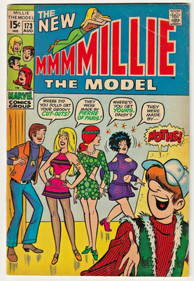 Millie The Model # 173 (4.5) 8/1969 Marvel Late Silver-Age 1st 15c Priced Book