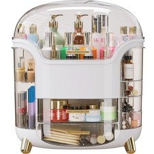 Large Capacity Makeup Organizer Countertop Vanity Organizer for Waterproof an...