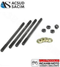 KIT COMPLETO PRIGIONIERI CILINDRO ACSUD APRILIA SCARABEO STREET 50 2T PIAGGIO