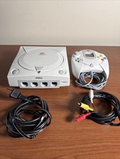 Sega Dreamcast HKT-3020 White Home Video Gami...