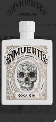 Amuerte Coca Leaf Gin White Edition  43 % Vol. / 3,0 Liter XXL MagnumFlasche