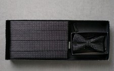 Lord West 100 Silk Cummerbund  Bow Tie Set - Men's Formal Wear