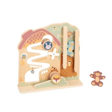 Wooden Animal Maze Toy – Montessori Sliding Puzzle Activity Board for Toddlers