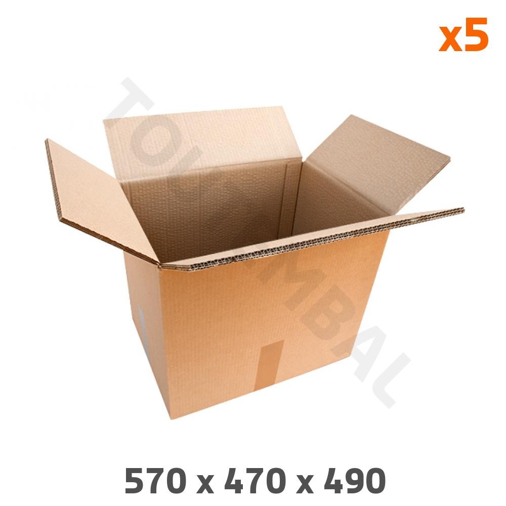 Carton triple résistance de qualité supérieure rigide pour stockage premium