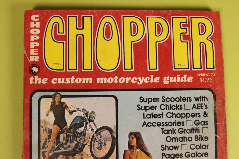 Chopper The Custom Motorcycle Guide Motorcycle Magazine Spring 1974 - Image 3 of 4