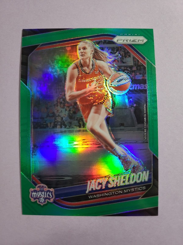 Jacy Sheldon 2025 Panini Prizm Green Prizm WNBA Basketball Card # 113 K3968