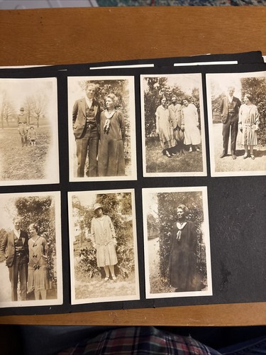 Álbum de fotos de colección 100 fotos hombres, chicas bonitas, bebé, familia, coches principios de 1900 - Imagen 2 de 6