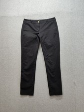 Michael Michael Kors Women Pant 4 Black Slash Pocket Tapered Leg Formal Office