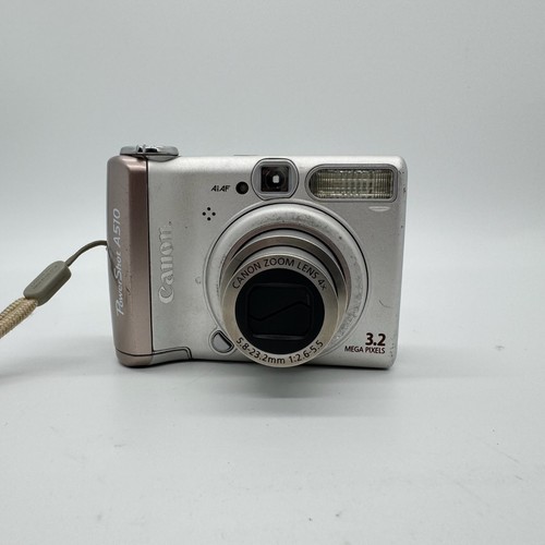 Canon PowerShot A510 3.2MP CCD Digital Camera w 128MB SD Card Tested *READ* - Picture 11 of 14