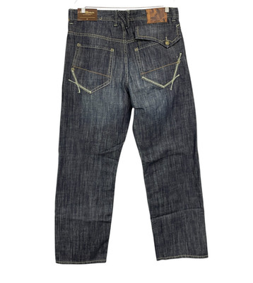 Ecko Unltd The Bentley Jeans Mens Size 36 Blue Denim Straight Leg Cotton NWT