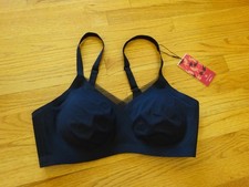 New Honeylove Crossover Bra Black Wireless Size 1X