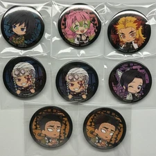Demon Slayer Asort Gashapon Can Badge Set Giyu Mitsuri Rengoku Shinobu