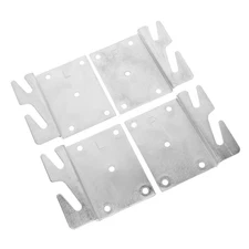 4 Pcs Headboard Brackets Replacement Bed Frame Hardware Rail Hook Plates Parts