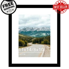 11x14 Picture Frame Black Poster Frame Wood Photo Frame Display Wall Mounting