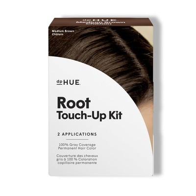 dpHUE Root Touch-Up Kit, Medium Brown - Permanent Hair Color for Gray Coverag...