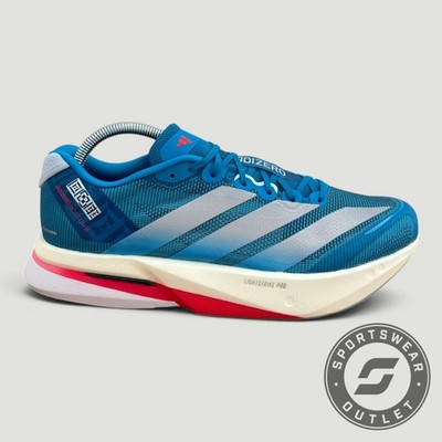 Adidas Adizero Boston 13 Herren - UK 8 bis 12 - Solar Blue (JR4868)