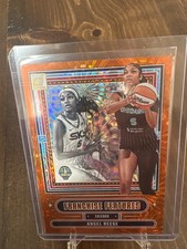 2025 Panini Donruss WNBA - Franchise Features Angel Reese #5 Orange Fireworks...