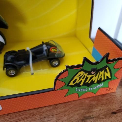 McFarlane DC Retro Batman '66 Batcycle with Side Car NEW Classic TV Series - Picture 3 of 6
