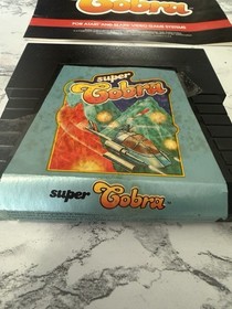 Super Cobra Atari 5200, 1983 Authentic Cartridge and Manual