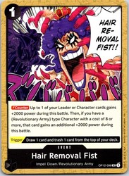 Hair Removal Fist OP12-098 Uncommon Legacy of the Master One Piece TCG