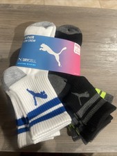 NWT Kids Puma Low Cut DryCell Socks - Shoe Size 9-3.5