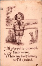 Spanking - Unusual Vintage Postcard - Corporal Punishment a/07 BI8119