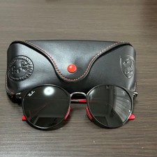 Ray-Ban Scuderia Ferrari Collaboration Sunglasses w/ Case Authentic Eyewear