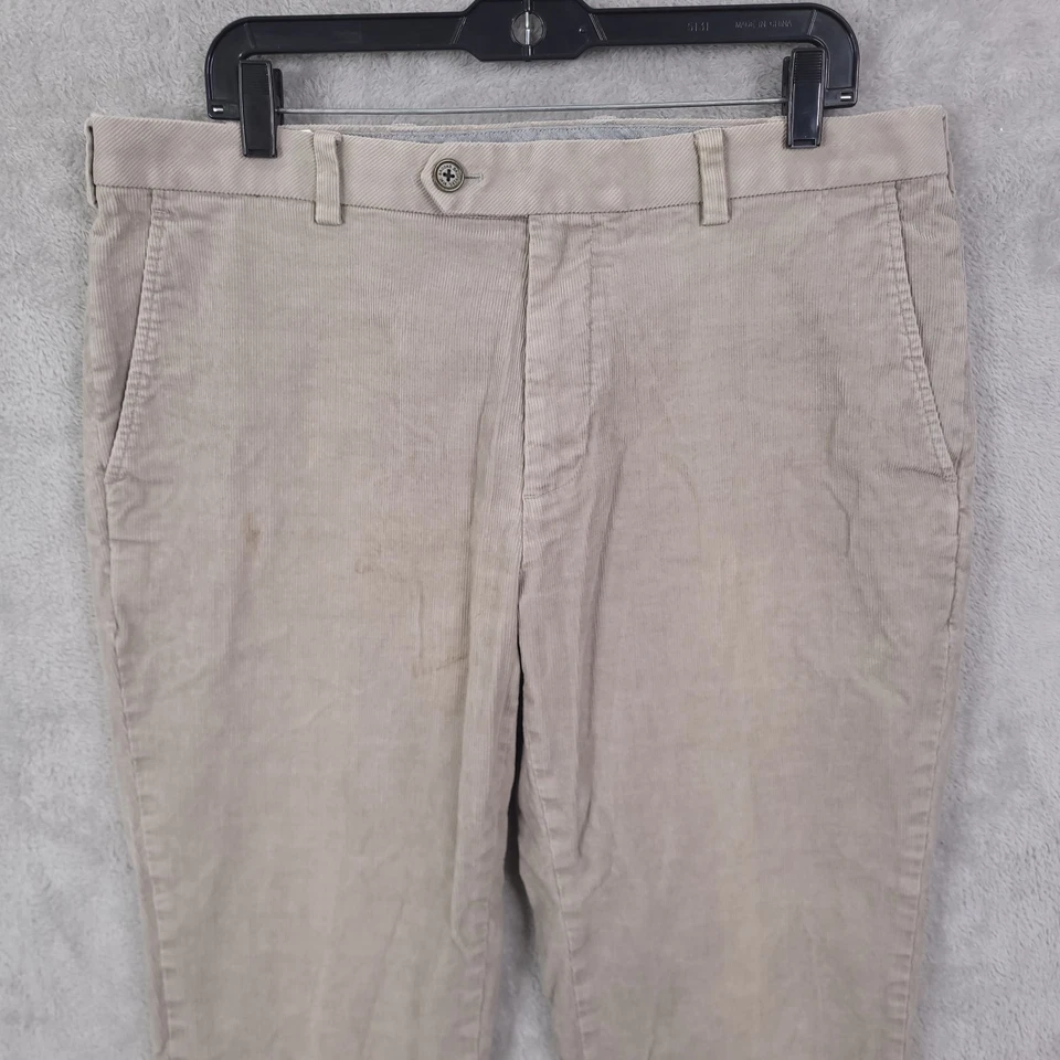 Pantalones Brooks Brothers para hombre 36x30 calce 36x27 pana Milano calce escuela universitaria Foto 4 de 4