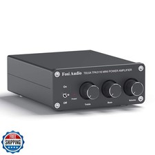Fosi Audio TB10A 2 Channel Stereo Audio Amplifier Receiver Mini Hi-Fi Class D