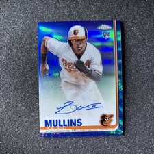 2019 Topps Chrome Cedric Mullins Blue Refractor Auto Rc #RA-CM /150