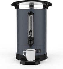 100 Cups Coffee Hot Water Urn 14L/3.8 Gallon Double Wall Commerical Coffee Maker