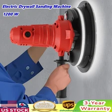 1200W Electric Drywall Sander Variable Speed Sanding Machine W/ LED Light Strip